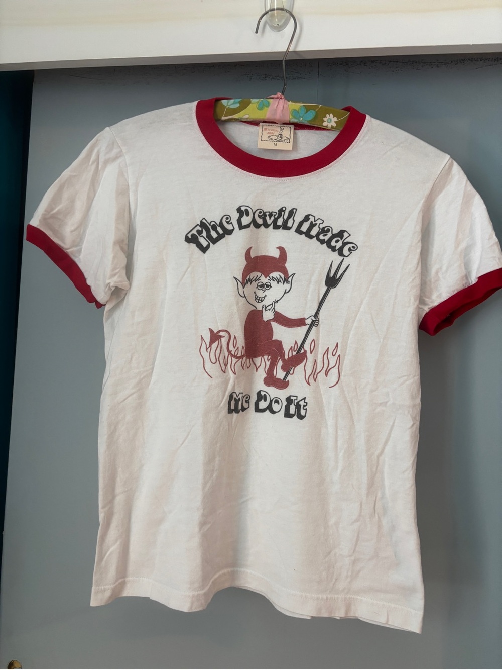 Mischief Made The Devil Made Me Do It Ringer Tee